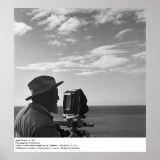 Ansel Adams Self Portrait, ca. 1967 Poster