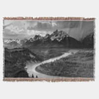 Ansel Adams Teton Snake River