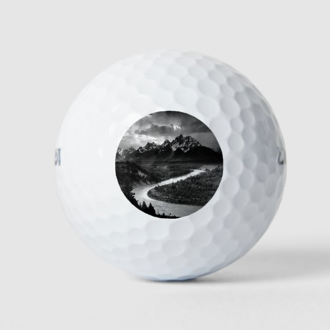 Ansel Adams The Tetons and the Snake River 1942 Golf Balls (Front)