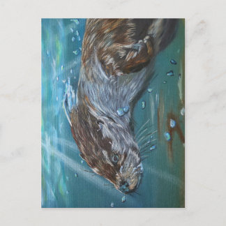Ansichtkaart Otter. Postcard