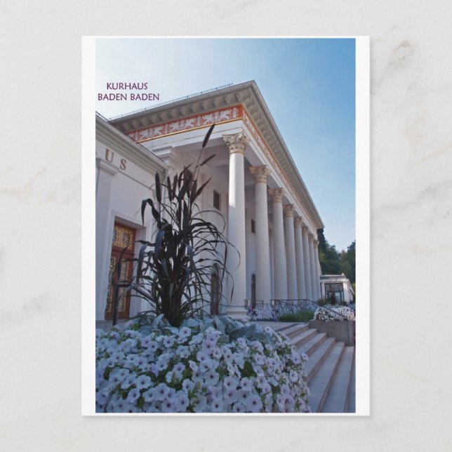 Ansichtskarte Baden-Baden Postcard (Front)