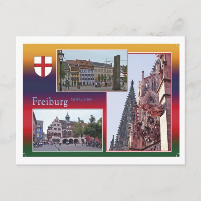 Ansichtskarte Freiburg Postcard (Front)