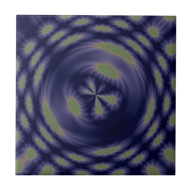 Anstract Art Fantasy Stars Tile (Front)