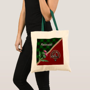 Anstruther Clan Badge & Tartan Tote Bag