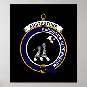 Anstruther - Clan Crest Poster