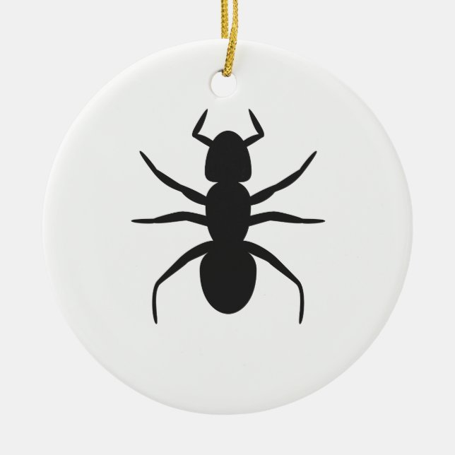 Ant Ceramic Tree Decoration (Front)