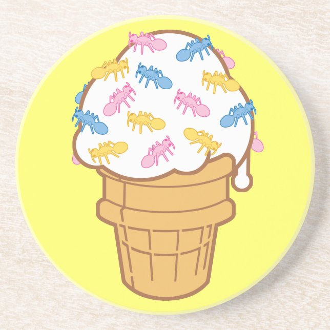 Ant Ice Cream Coaster (Front)