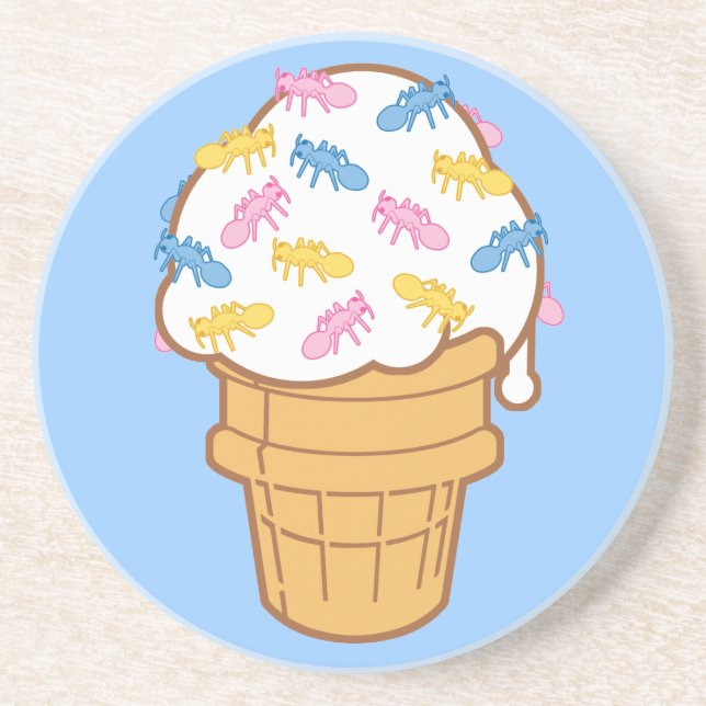 Ant Ice Cream Coaster (Front)
