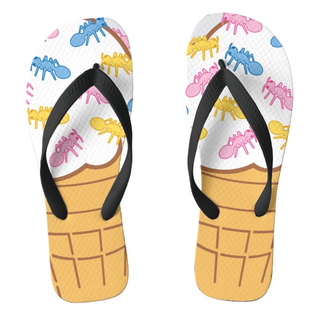 Ant Ice Cream Jandals (Footbed)