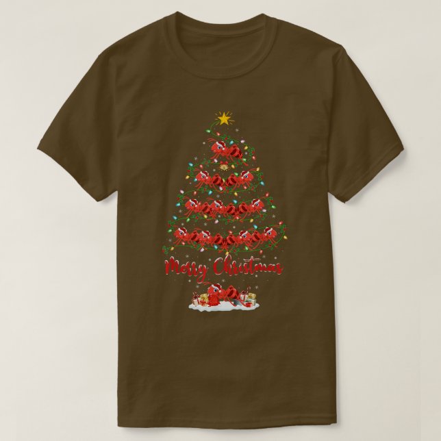 Ant Insects Lover Matching Santa Ants Christmas Tr T-Shirt (Design Front)