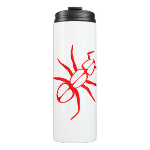 Ant Legs Antennae Red Thermal Tumbler