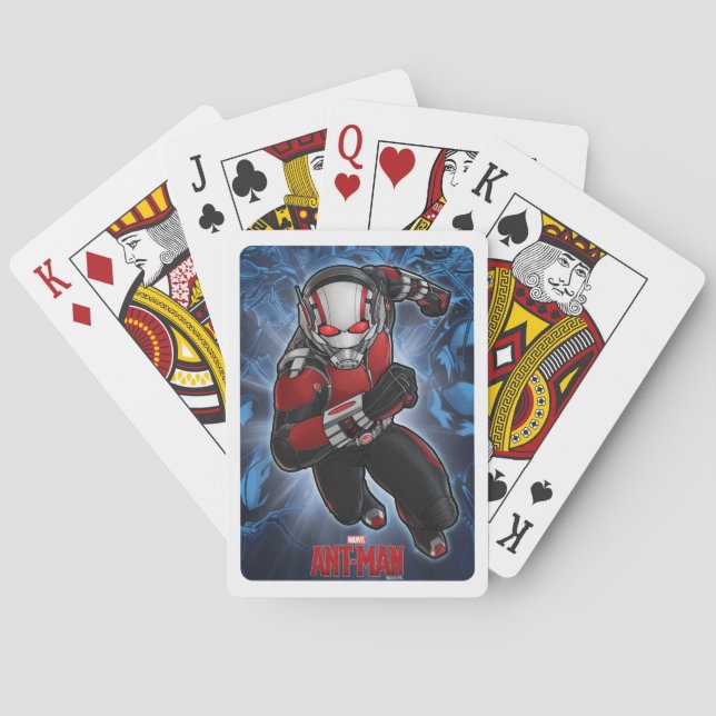 Ant-Man Leading The Charge Playing Cards (Back)