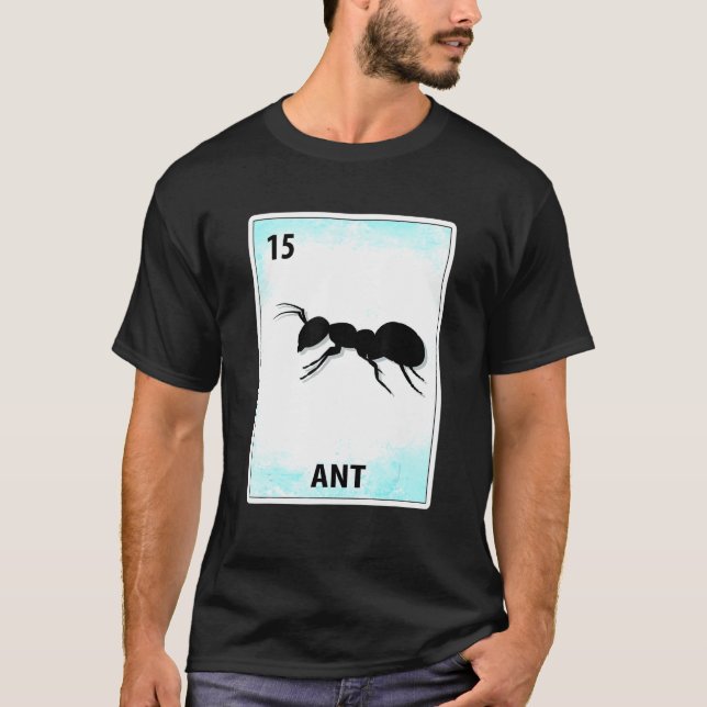 Ant Mexican Cards T-Shirt (Front)