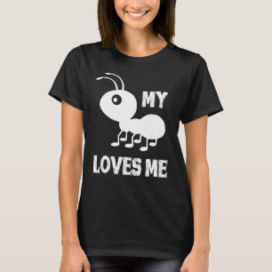 Ant _My Aunt Loves me Family for Nephew & Niece T-Shirt