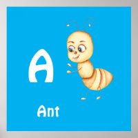 Ant personalise ABC: Letter A - Add Your Name