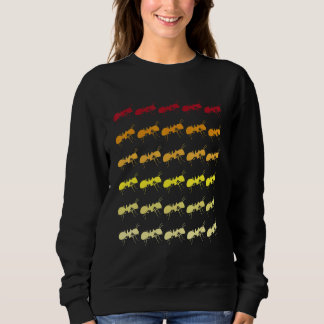 Ant Retro Animal Pattern Sweatshirt