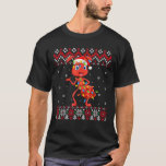 Ant Santa Hat Men Women Kids Ugly Christmas Light  T-Shirt<br><div class="desc">Ant Santa Hat Men Women Kids Ugly Christmas Light</div>