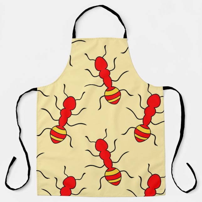 Ant seamless pattern vintageant, abstract, animal, apron (Front)