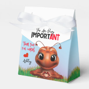 Ant Sign Language Birthday Favour Box