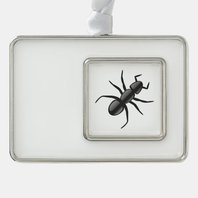 Ant Silver Plated Framed Ornament (Front)
