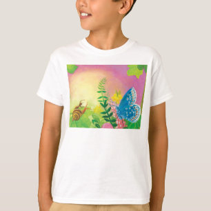 Ant, snail and Chapman's blue butterfly T-Shirt