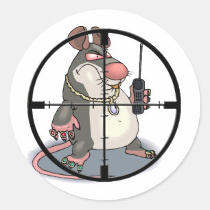 Ant-Snitch Scope Sight Sticker