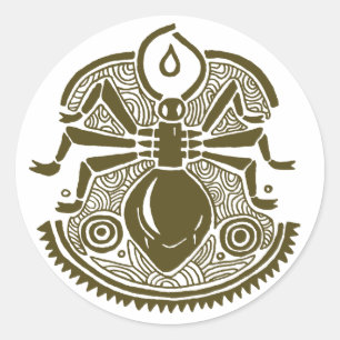 Ant Totem Classic Round Sticker