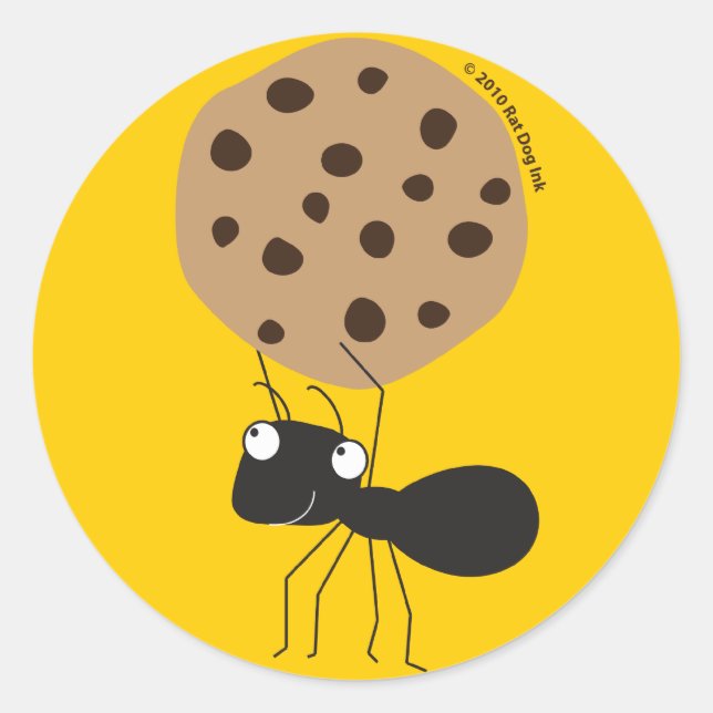 Ant with Cookie Stickers (Front)