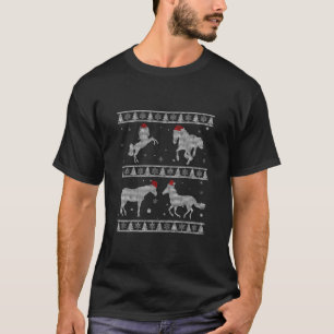 anta Hat Horses Ugly T-Shirt For Christmas