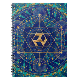 Antahkarana in Sacred Geometry Ornament Notebook