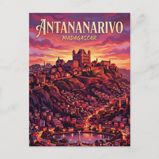 Antananarivo Hills Madagascar Postcard (Front)