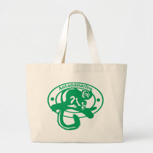 Antananarivo Stamp Large Tote Bag