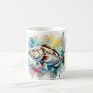 Antarctic Cod 130724AREF112 - Watercolor Coffee Mug