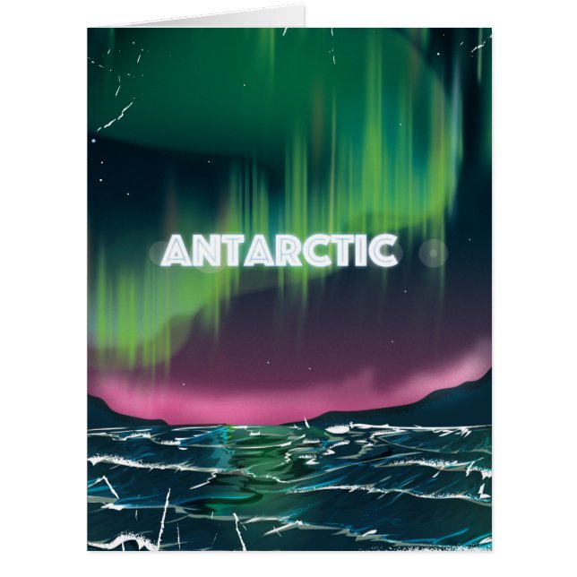 Antarctic Travel Poster (Front)