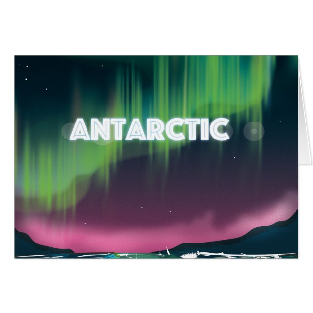 Antarctic Travel Poster (Front Horizontal)
