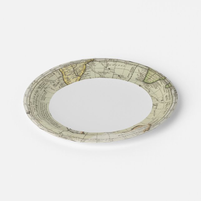 Antarctica 4 paper plate (Angled)
