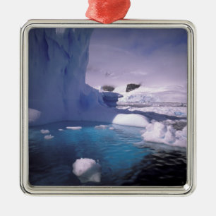Antarctica. Antarctic icescapes 2 Metal Tree Decoration