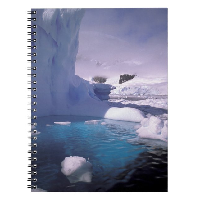 Antarctica. Antarctic icescapes 2 Spiral Notebook (Front)