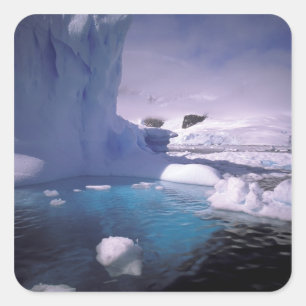 Antarctica. Antarctic icescapes 2 Square Sticker