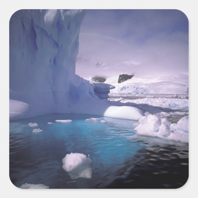 Antarctica. Antarctic icescapes 2 Square Sticker (Front)