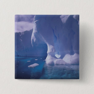 Antarctica. Antarctic icescapes 3 15 Cm Square Badge