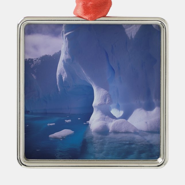 Antarctica. Antarctic icescapes 3 Metal Tree Decoration (Front)