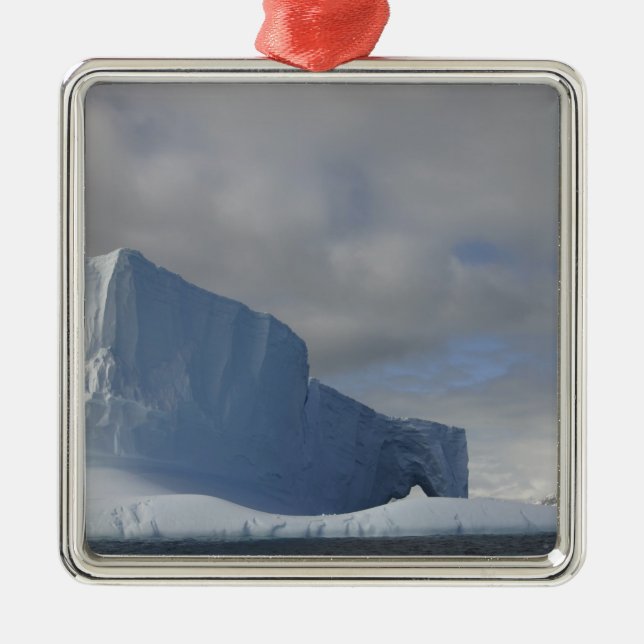 Antarctica, Bransfield Strait, Afternoon sun 2 Metal Tree Decoration (Front)