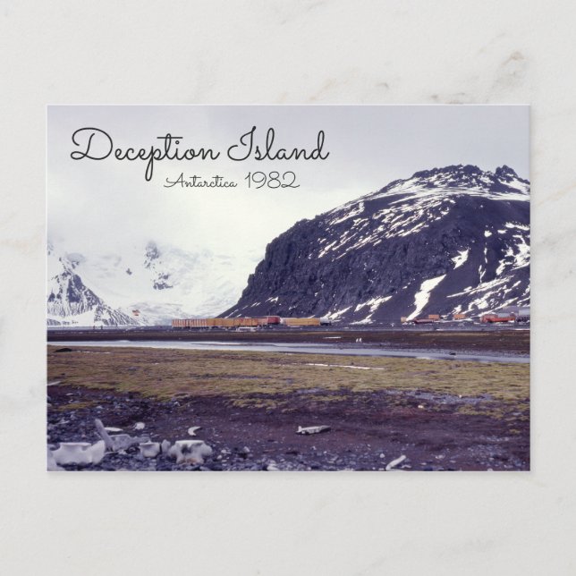 Antarctica Deception Island South Shetland Islands Postcard (Front)