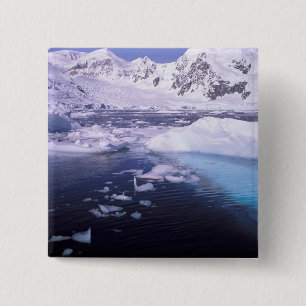 Antarctica. Expedition through icescapes 15 Cm Square Badge