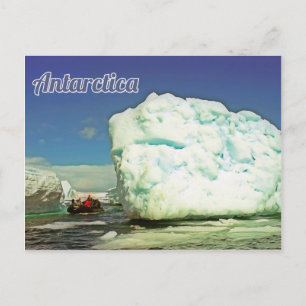 Antarctica explorer postcard