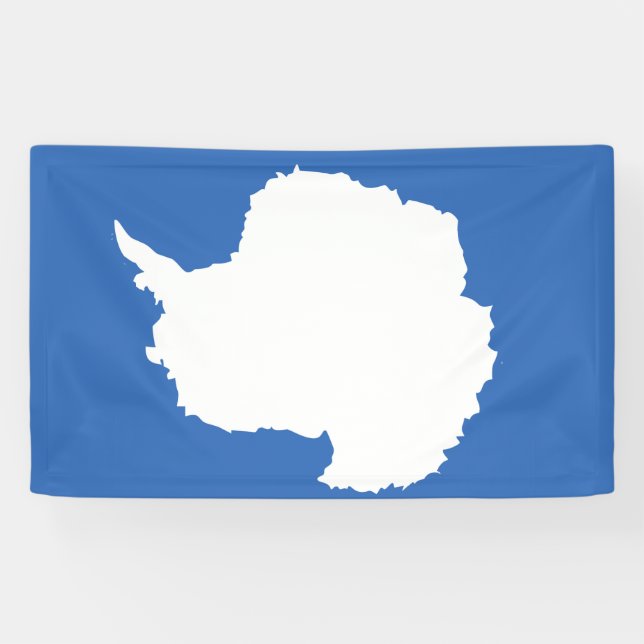 Antarctica Flag Banner (Horizontal)