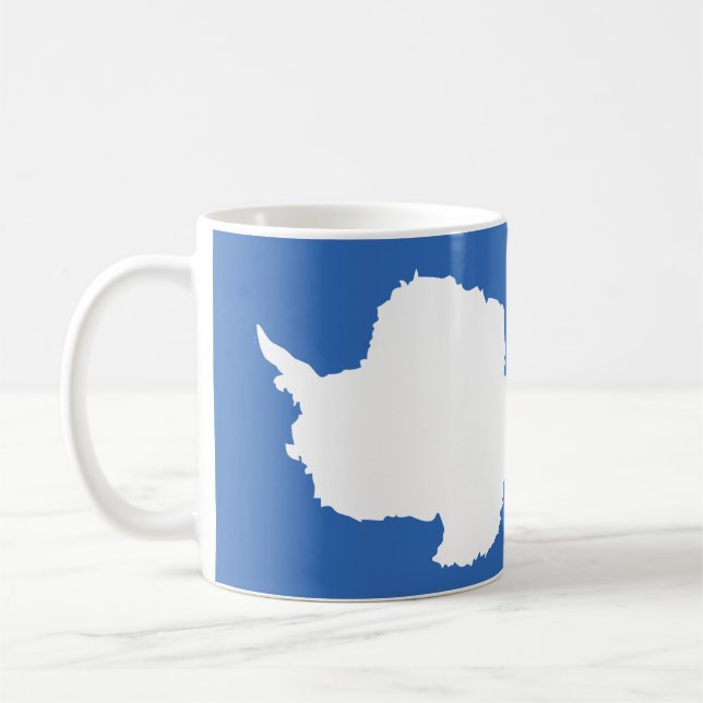 Antarctica Flag Coffee Mug (Left)