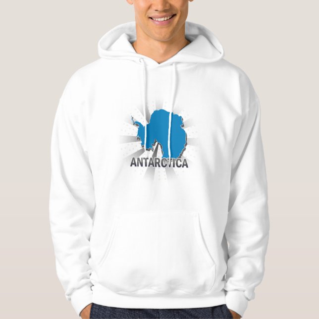 Antarctica Flag Map 2.0 Hoodie (Front)