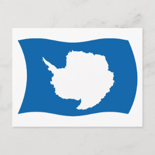 Antarctica Flag Postcard